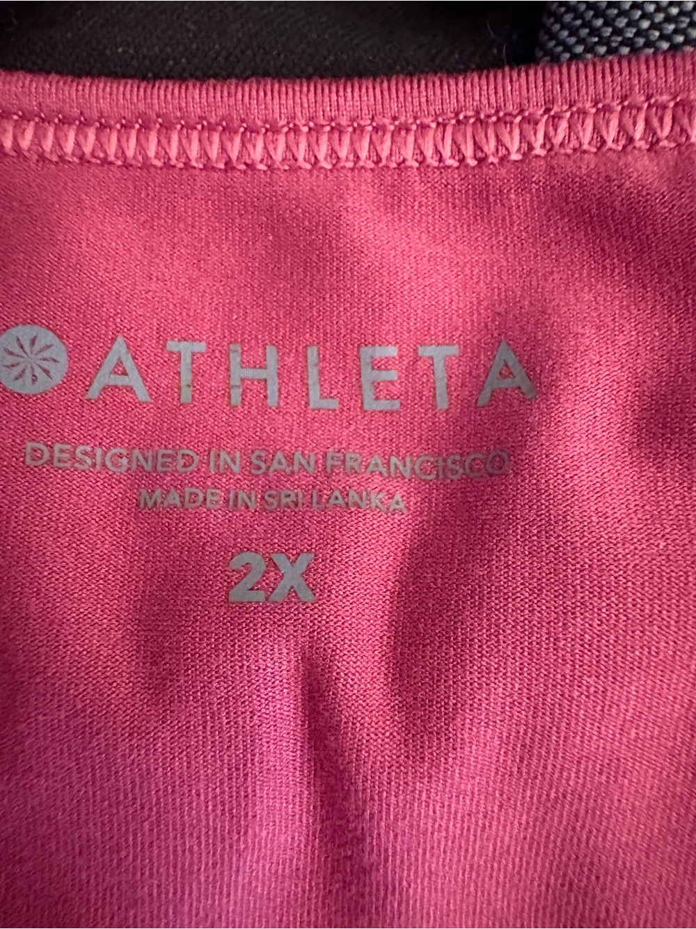 Athleta Burgundy Racerback Performance Tank - Picture 2 of 5